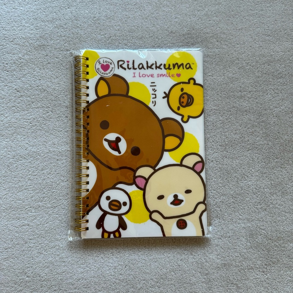 San-X Rilakkuma Ring Bound Notebook